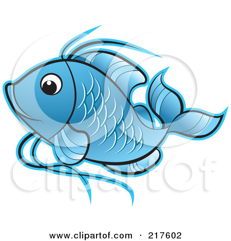 Royalty Free  Rf  Clipart Illustration Of A Red Chinese Styled Koi