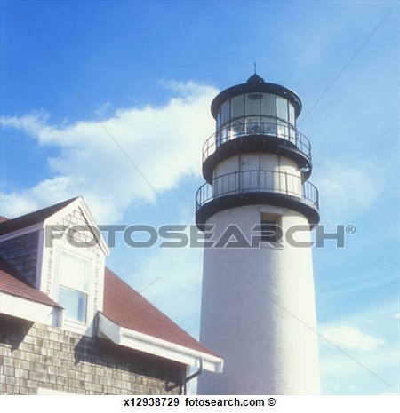 Stock Photograph Of  Usa Massachusetts Cape Cod Cap Cod Lighthouse