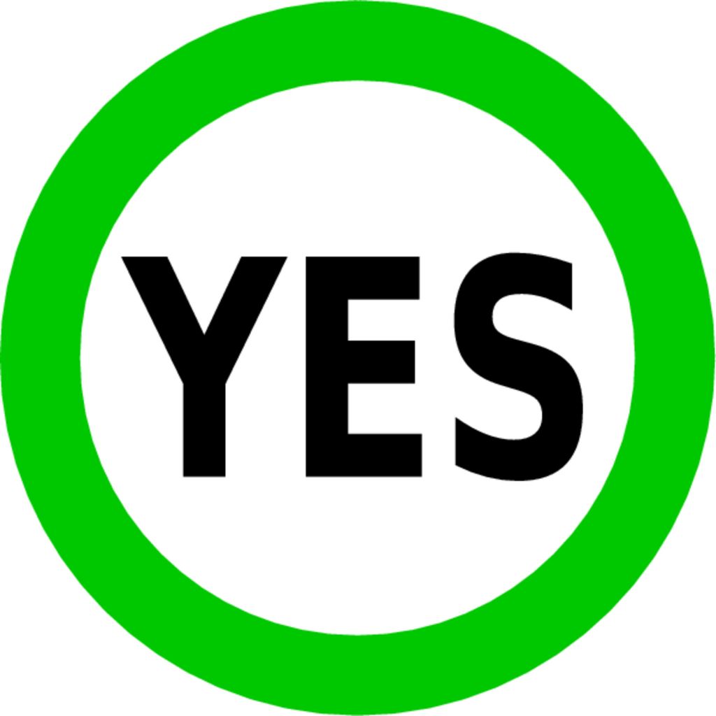 There Is 52 Yes Sign Vote Free Cliparts All Used For Free
