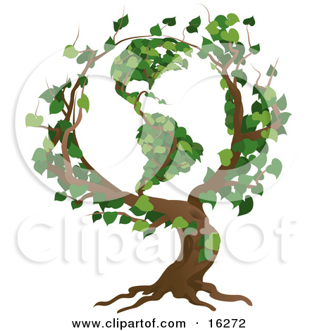 Tree Growing Clipart Tree With Branches Growing In