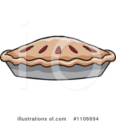 Vector Of Pie Chart Tea Cup And Cake Slices Eps10