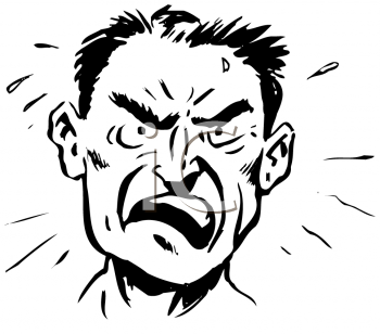 Angry Man Clipart Image Png