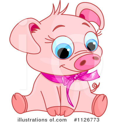 Baby Pig Clipart Royalty Free  Rf  Pig Clipart