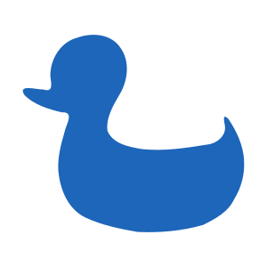 Clipart   Blue Duck