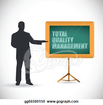 Clipart   Presentation Total Quality Management Illustration  Stock