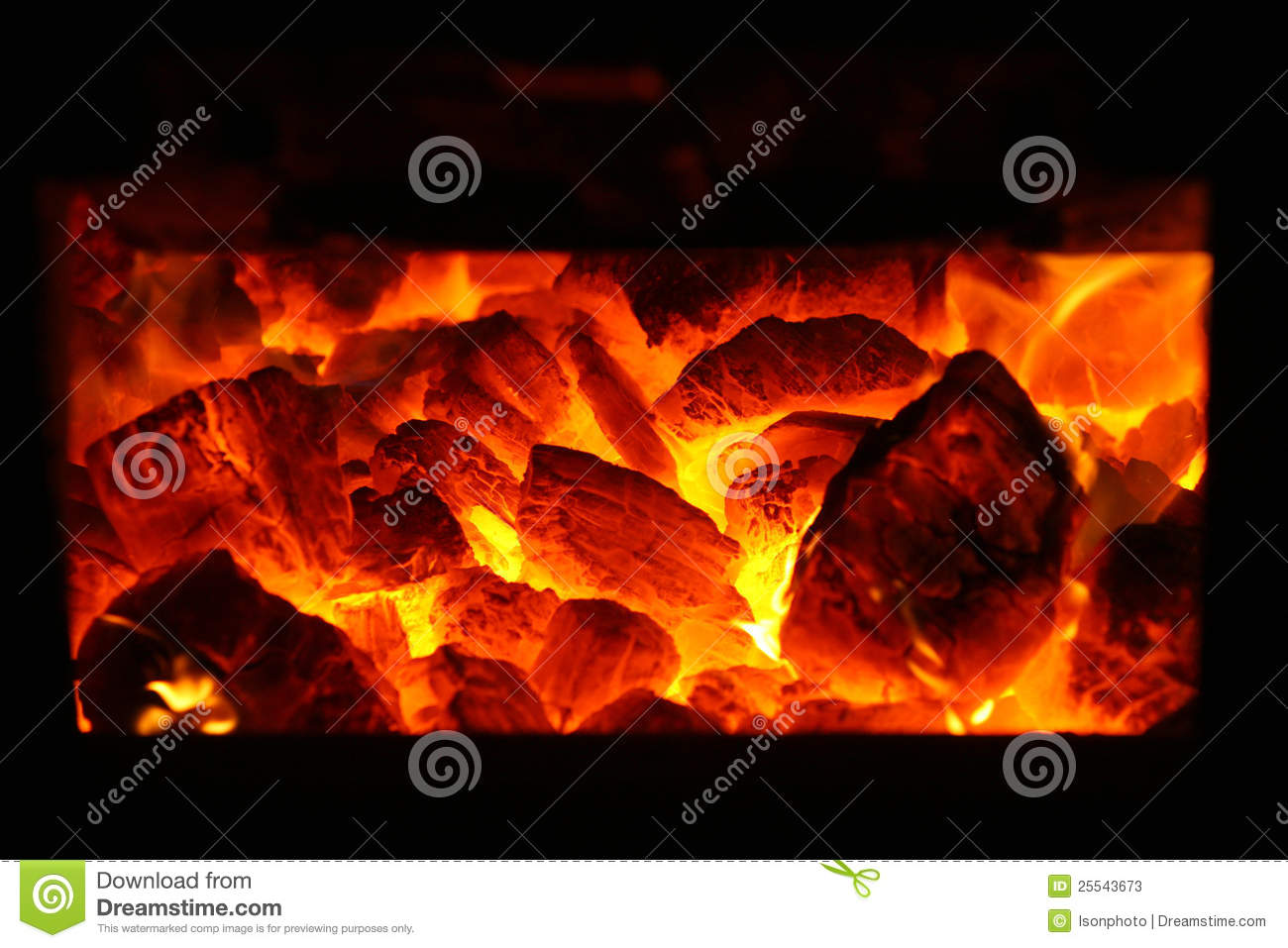 Coal Fire Stock Photos   Image  25543673