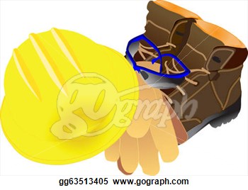 Eps Vector   Personal Protective Equipment  Stock Clipart Illustration
