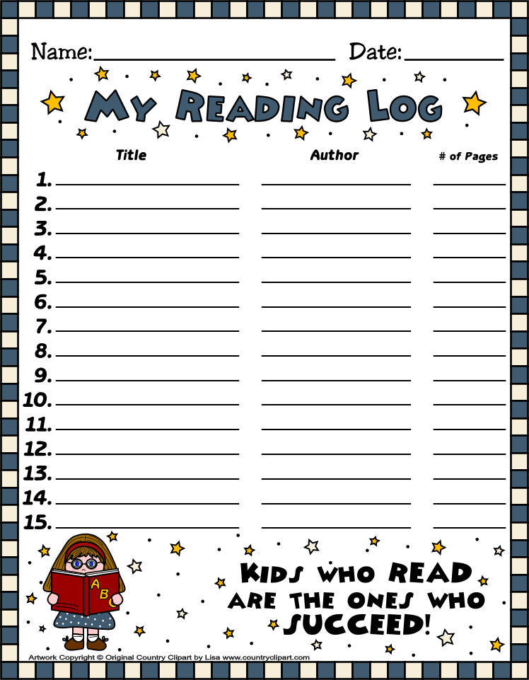 Free Printable Reading Logs For Teachers And Parents For Students And    