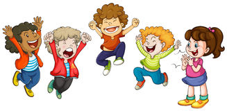 Group Of Kids Clapping Royalty Free Stock Image   Image  8703726