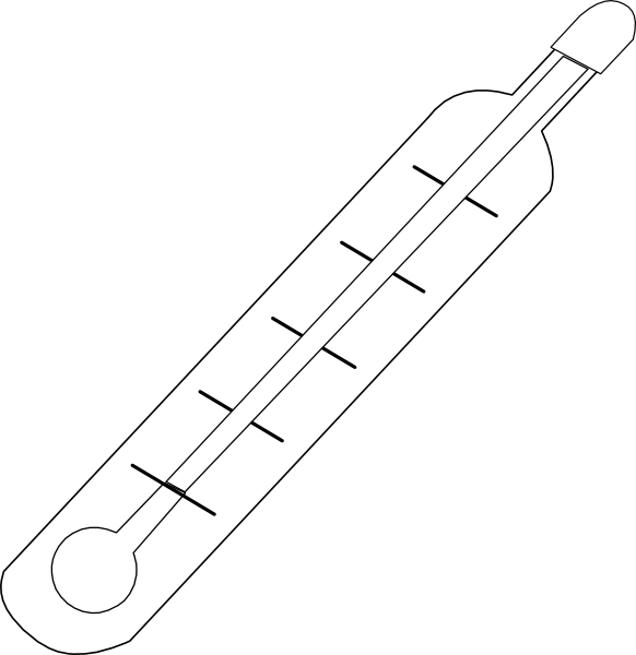 Thermometer 6 Clip Art At Clker Com   Vector Clip Art Online Royalty