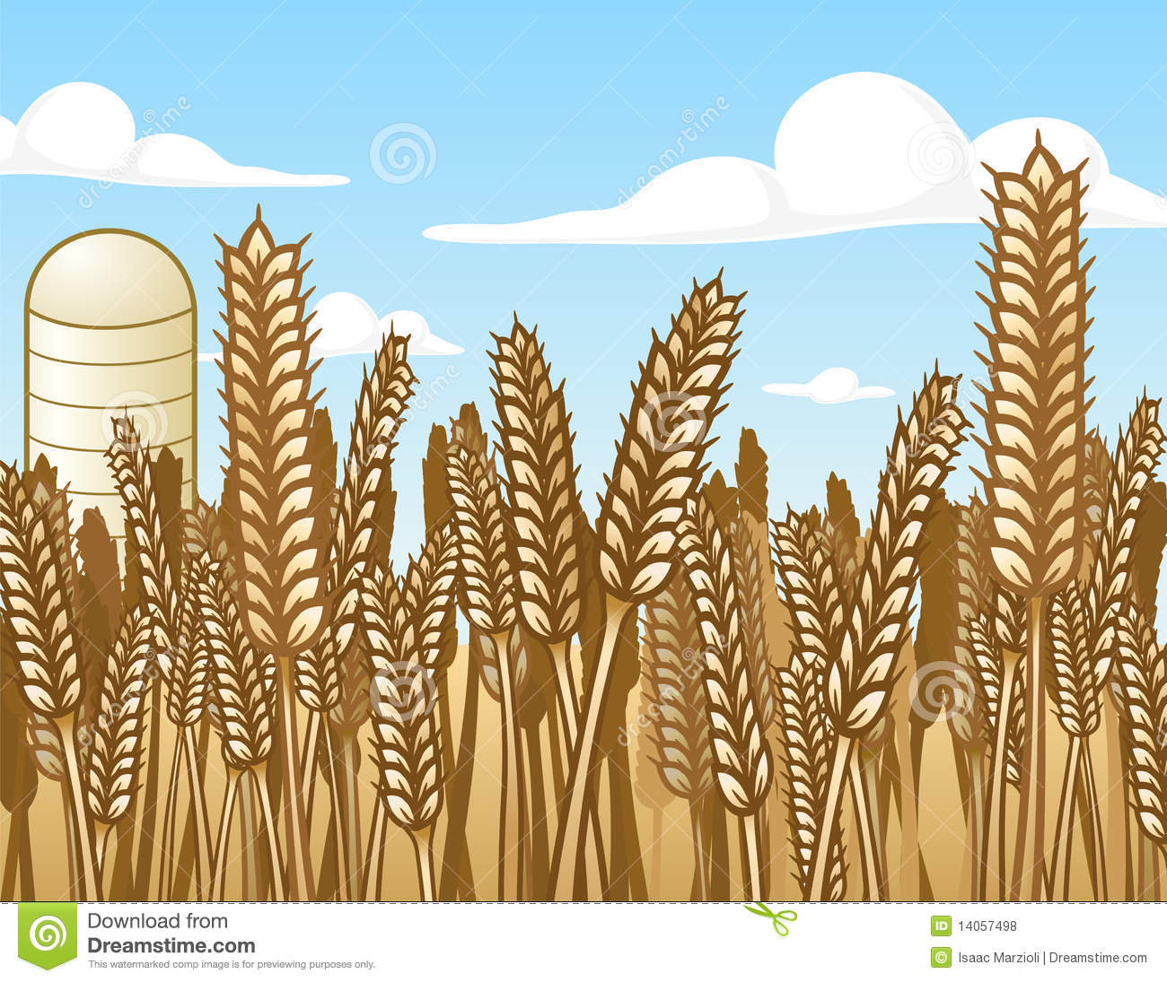 Back   Pix For   Wheat Field Clipart
