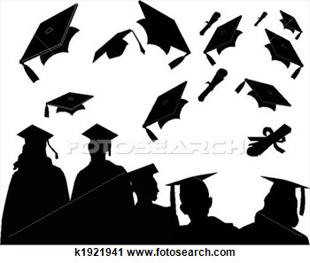 Clipart   Day Of Graduation  Fotosearch   Search Clipart Illustration