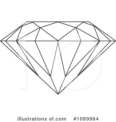 Diamond Clipart  1089964   Illustration By Michaeltravers