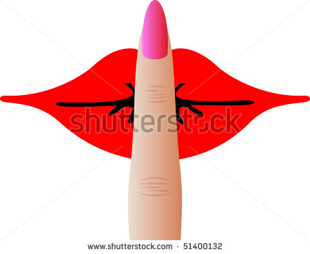 Finger On Red Lips Vector Also Available   51400132   Shutterstock