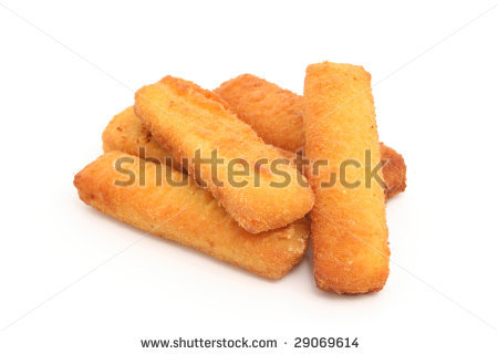 Fish Stick Clipart Fish Sticks Isolated On White