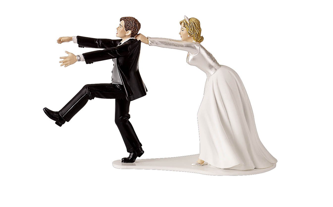 Funny Wedding Toppers   Humorous Wedding Cake Figurines
