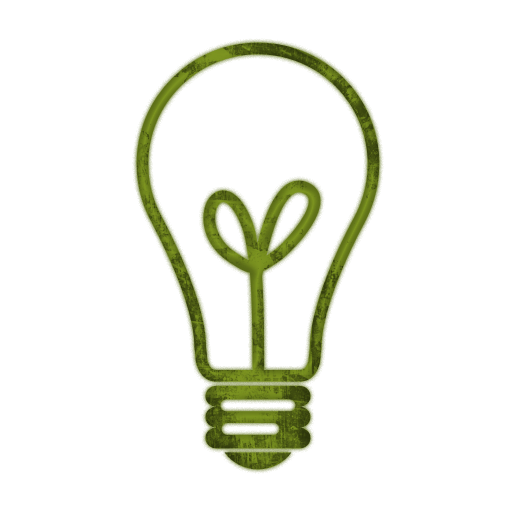 Green Grunge Clipart Icons Set Business Tags Idea Light Light Bulb