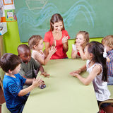 Group Of Children Clapping Hands Royalty Free Stock Photo