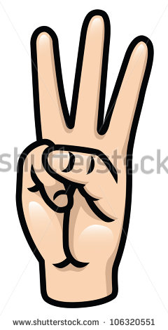     Hand Holding Up Three Fingers  Raster    106320551   Shutterstock
