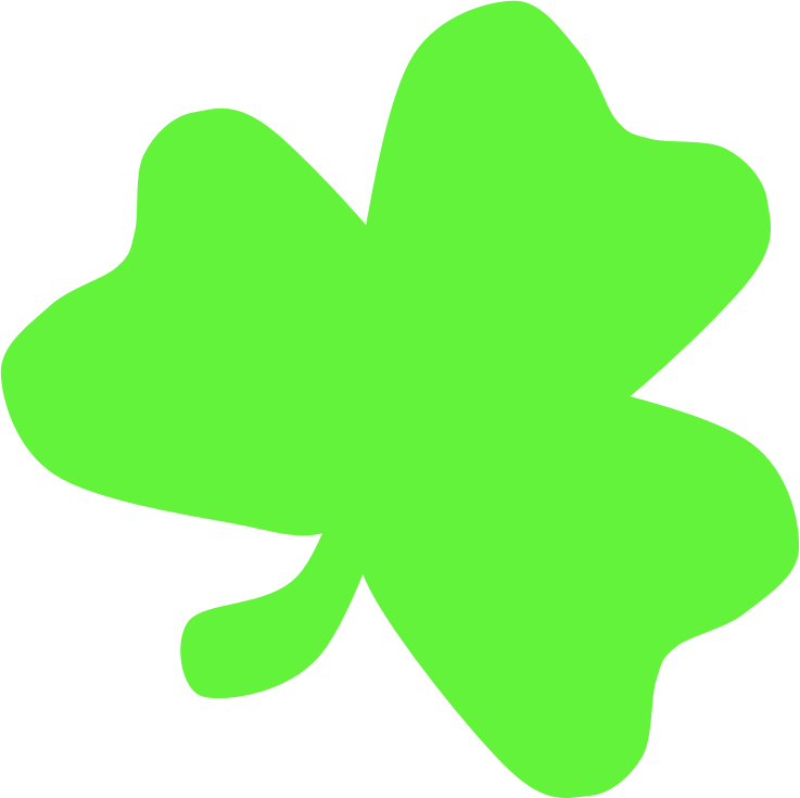 Light Green Shamrock By Scout   A Drawing Of A Light Green Shamrock