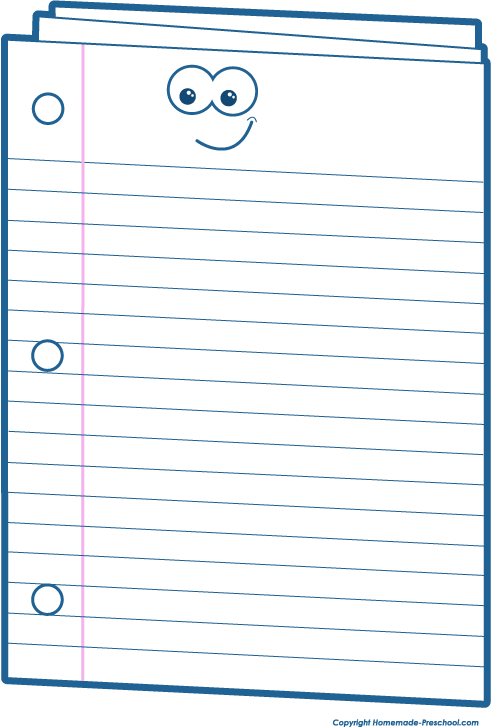 Lined Paper Clip Art Clipart Space Clipart