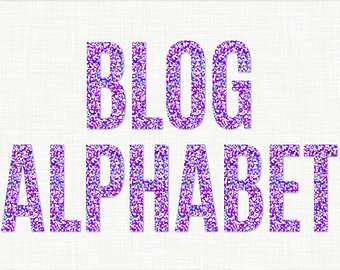 Purple Glitter Alphabet Clip Art S Parkly Letter Clipart Purple