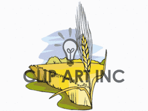 Royalty Free Golden Field Of Wheat Clipart Image Picture Art   128801