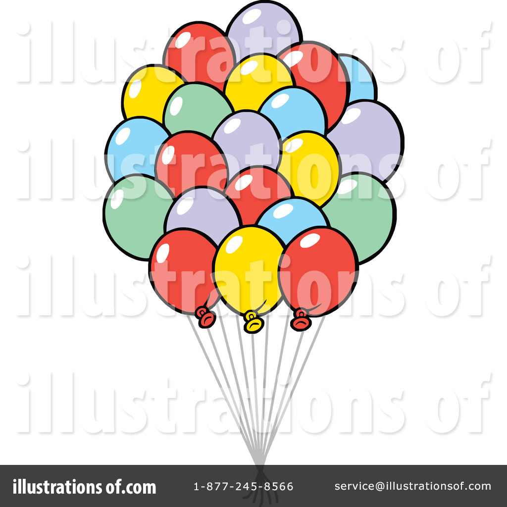Royalty Free  Rf  Balloons Clipart Illustration  1092103 By Johnny