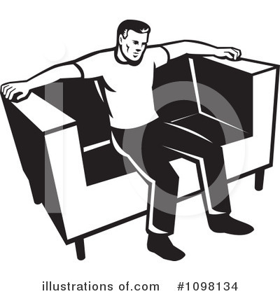 Royalty Free  Rf  Furniture Clipart Illustration By Patrimonio   Stock