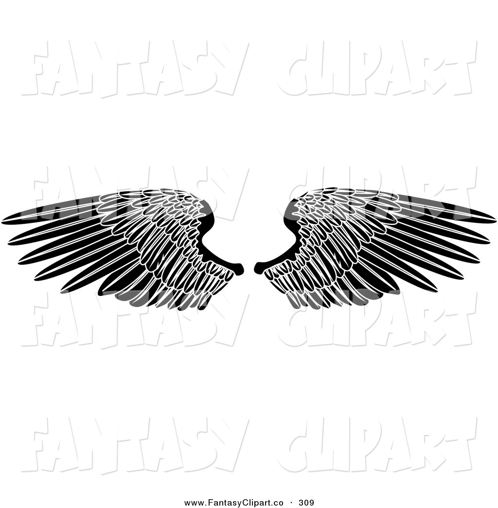 Royalty Free Stock Fantasy Clipart Of Guardian Angels