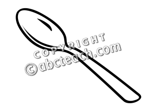 Spoon Clip Art Black And White   Clipart Panda   Free Clipart Images