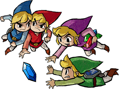 The Legend Of Zelda  Four Swords Adventures Character Images