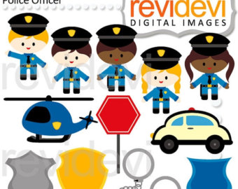 75  Off Sale Police Officer Cliparts 07486   Instant Download