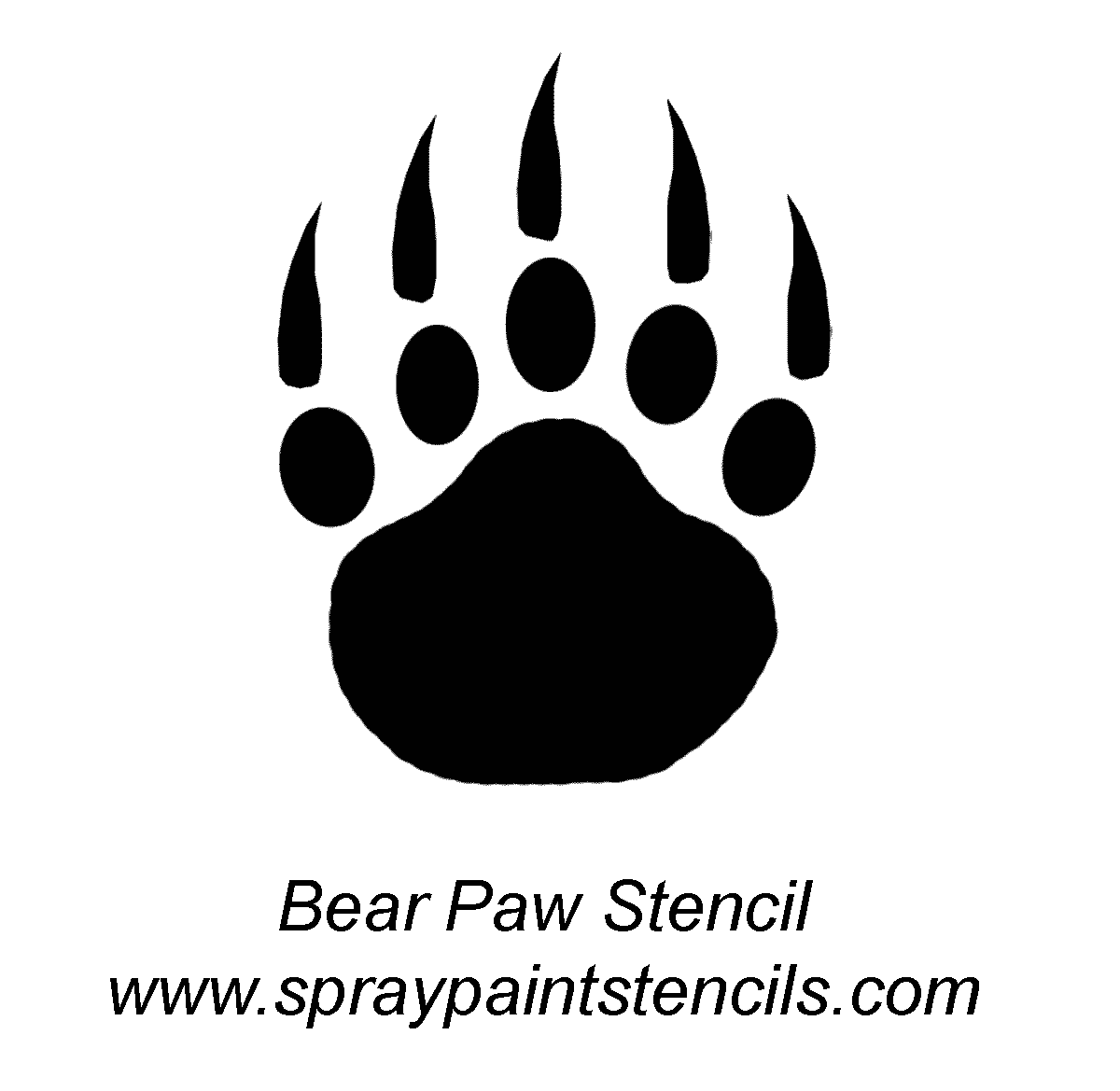 Bear Paw Coloring Page   Materials