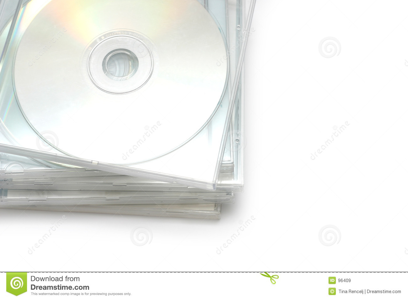 Cd Jewel Case Stack Ii Royalty Free Stock Images   Image  96409
