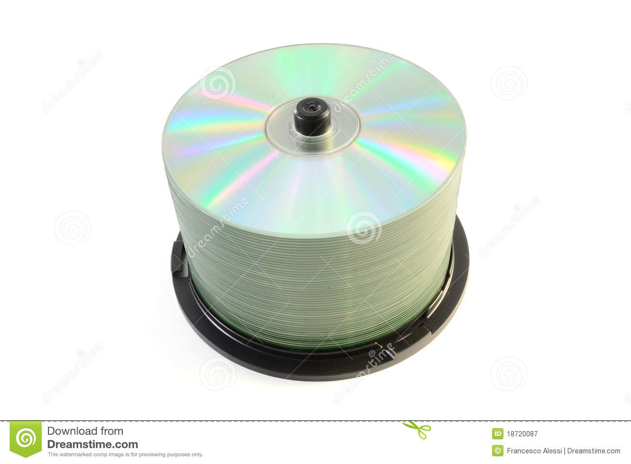 Cd Stack Royalty Free Stock Photography   Image  18720087