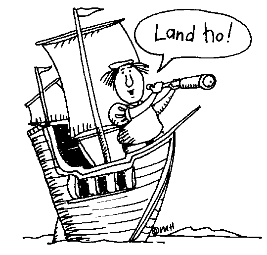 Christopher Columbus Clipart Black And White 4