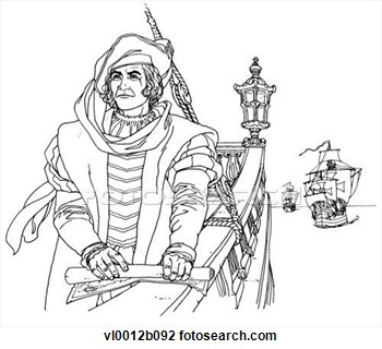 Clipart   Christopher Columbus And Ships  Fotosearch   Search Clipart