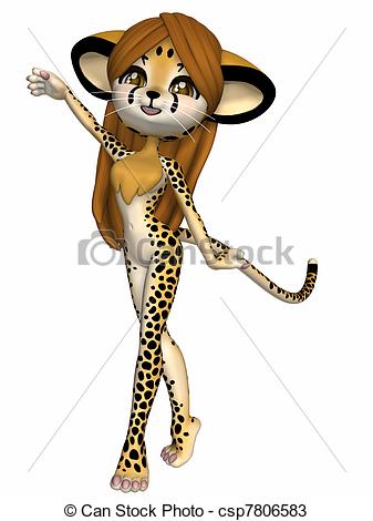 Cute Cheetah Csp7806583   Search Clipart Illustration And Eps Vector