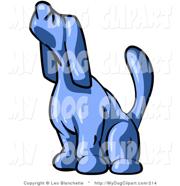 Dog Clip Art Leo Blanchette   Blue Dog Clipart  20   Doblelol Com