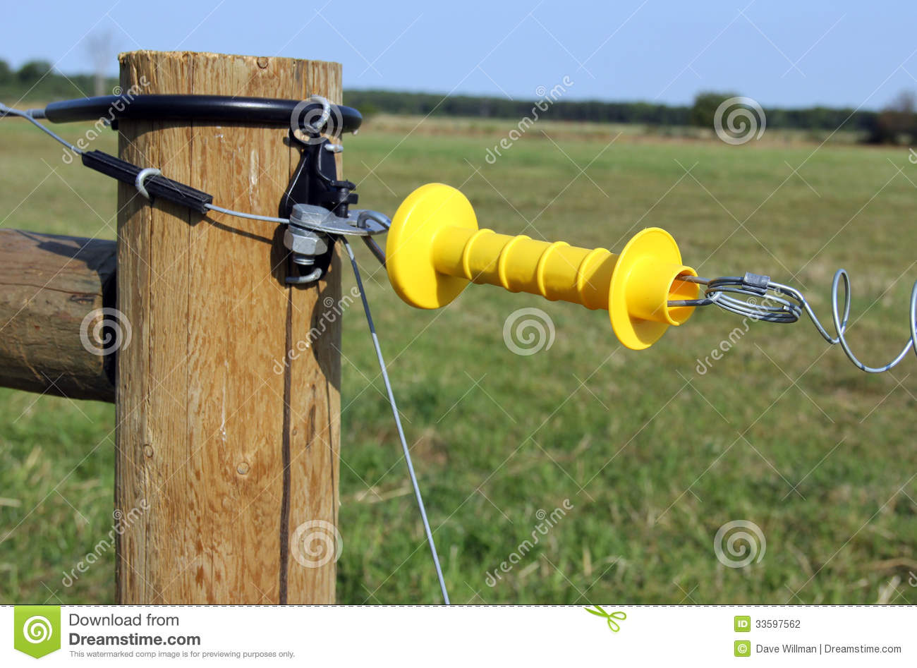 Electric Fence Gate Stock Photography   Image  33597562