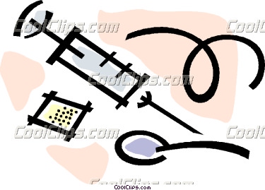 Heroin Clipart Heroin Needle And Syringe Coolclips Vc064793 Jpg