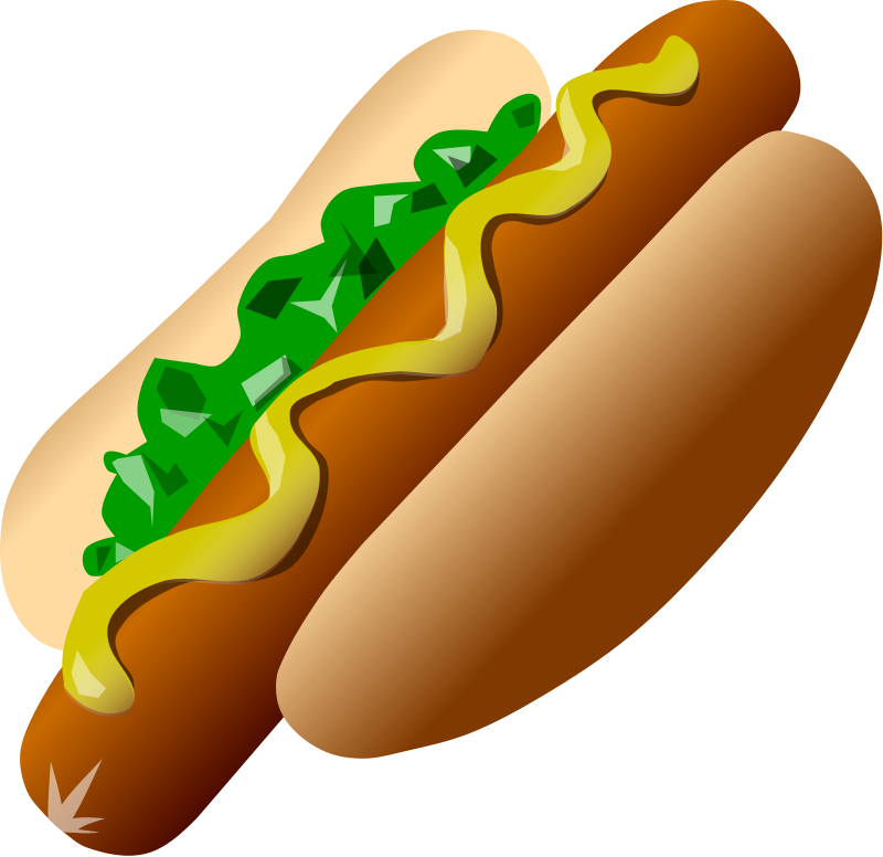 Hot Dog Royalty Free Food Clipart Images   Food Clipart Org