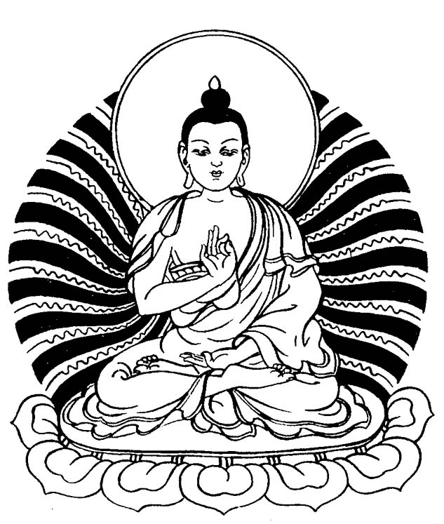 Line Art  Buddha Image Teaching Mudra   Clipart Best   Clipart Best