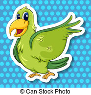 Parrot Green Clip Art Vector Graphics  770 Parrot Green Eps Clipart