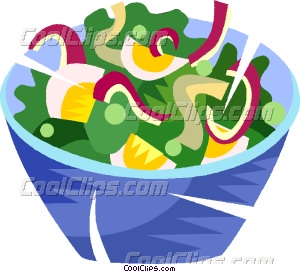 Salad Vector Clip Art