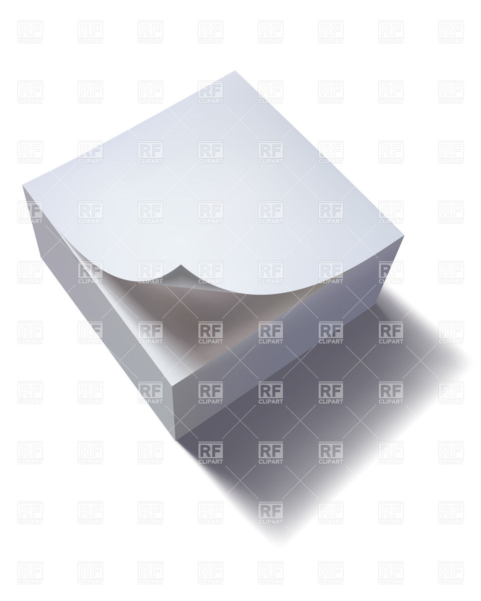 Stack Of Paper Sheets With Folded Corner Download Royalty Free Vector    