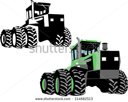 Tractor Wheel Vector