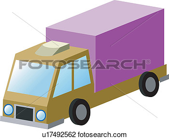 Brown Semi Truck Vehicle Transportation Hauling Car View Large