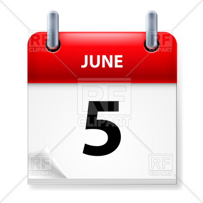 Calendar Icon   5 Of June 8818 Calendars Layouts Download Royalty    